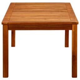 Berkfield Home Garden Coffee Table 110x60x45 cm Solid Acacia Wood in Brown - Size: 110 x 60 x 45 cm - thumbnail 3