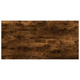 Berkfield Home Wall Shelves 4 pcs Smoked Oak 40x20x1.5 cm Engineered Wood in Brown - thumbnail 6