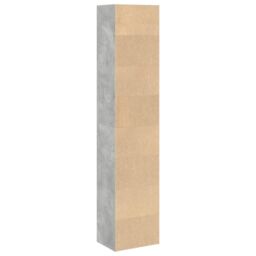 Berkfield Home Bookcase Concrete Grey 40x30x189 cm Engineered Wood - Size: 40 x 30 x 189 cm - thumbnail 6