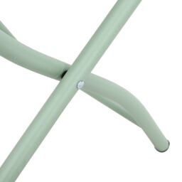 Berkfield Home Folding Garden Chairs 2 pcs Light Mint 42x52x82 cm Powder-coated Steel in Green - Size: 42 x 52 x 82 cm - thumbnail 8