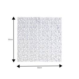 Showerdrape Hyrdro Anti Slip Clear PVC Shower Mat 50cm x 50cm - Size: 50 cm x 50 cm - thumbnail 3