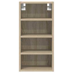 Berkfield Home Hanging Cabinet Sonoma Oak 30x29.5x60 cm Engineered Wood in Light Brown - thumbnail 4