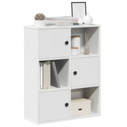 Berkfield Home Durable Bookcase White 60x24x76.5 cm Engineered Wood - thumbnail 2