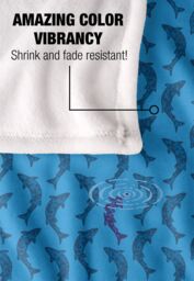 JQ Licensing Trout Rise Fishing Pattern Silky Touch Super Soft Throw Blanket 152 X 127 cm in White - thumbnail 4