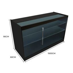 Monstershop LED Retail Shop Counter K1500 - Black - thumbnail 6