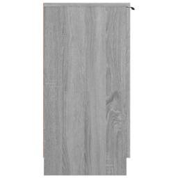 Berkfield Home Shoe Cabinet Grey Sonoma 59x35x70 cm Engineered Wood - Size: 59 x 35 x 70 cm - thumbnail 4