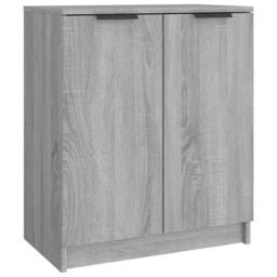 Berkfield Home Shoe Cabinet Grey Sonoma 59x35x70 cm Engineered Wood - Size: 59 x 35 x 70 cm - thumbnail 1