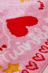 Cath Kidston Pink Twinkle Toes Slogan Bath Mat - Size: 100 cm diameter - thumbnail 3