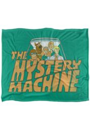 Warner Brothers Scooby Doo Officially Licensed Silky Touch Super Soft Throw Blanket 152 x 127 cm in White - thumbnail 1