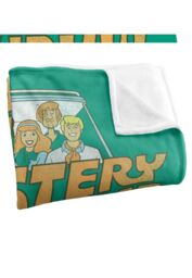 Warner Brothers Scooby Doo Officially Licensed Silky Touch Super Soft Throw Blanket 152 x 127 cm in White - thumbnail 3