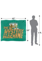 Warner Brothers Scooby Doo Officially Licensed Silky Touch Super Soft Throw Blanket 152 x 127 cm in White - thumbnail 5