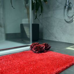 Allure Bath Fashions Bling Sparkle Non Slip Bath Mat 40 x 60cm in Red - Size: 40 x 60 cm - thumbnail 3