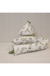 KDMD Satchville Olive Draught Excluder in Natural in Cream - thumbnail 2
