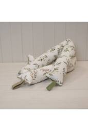 KDMD Satchville Olive Draught Excluder in Natural in Cream - thumbnail 3