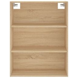 Berkfield Home Highboard Sonoma Oak 69.5x34x180 cm Engineered Wood in Brown - thumbnail 6