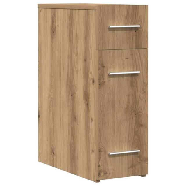 Berkfield Home Apothecary Cabinet Artisan Oak 20x45.5x60 cm Engineered Wood in Brown - image 1