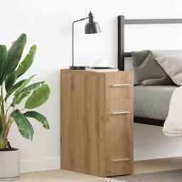 Berkfield Home Apothecary Cabinet Artisan Oak 20x45.5x60 cm Engineered Wood in Brown - thumbnail 2