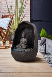 Living and Home Solar-Powered Water Fountain Outdoor Gardening Decor - thumbnail 2