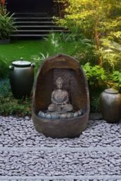 Living and Home Solar-Powered Water Fountain Outdoor Gardening Decor - thumbnail 1
