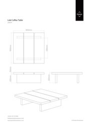 Orsina Modern Style Coffee Table, Natural Wood Coffee Table With High Gloss Finish, Wooden Coffee Table For Home - thumbnail 5
