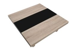 Orsina Modern Style Coffee Table, Natural Wood Coffee Table With High Gloss Finish, Wooden Coffee Table For Home