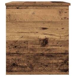 Berkfield Home Storage Box with Lid Old Wood 60x42x46 cm Engineered Wood in Brown - Size: 60 x 42 x 46 cm - thumbnail 7