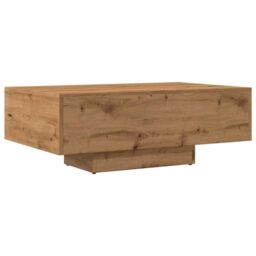 Berkfield Home Coffee Table Artisan Oak 85x55x31 cm Engineered Wood in Brown - Size: 85 x 55 x 31 cm - thumbnail 6
