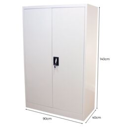 Monstershop Metal Filing Cabinet 140cm in Grey - thumbnail 7