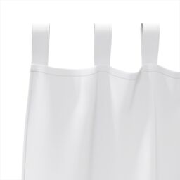 Berkfield Home Curtains with Curtains 2 pcs Pure white 260 x 140 cm Polyester - thumbnail 4