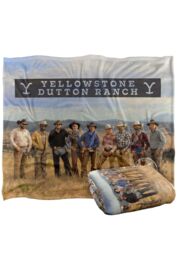 Yellowstone Ranch Hands Silky Touch Super Soft Throw Blanket 152 X 127 cm in White - thumbnail 2