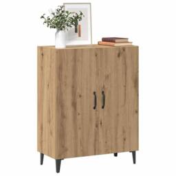 Berkfield Home Sideboard Artisan Oak 70x34x90 cm Engineered Wood in Brown - Size: 70 x 34 x 90 cm - thumbnail 3
