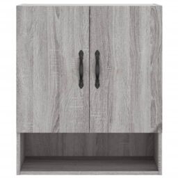 Berkfield Home Wall Cabinet Grey Sonoma 60x31x70 cm Engineered Wood - Size: 60 x 31 x 70 cm - thumbnail 5