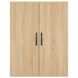 Berkfield Home Highboard Sonoma Oak 69.5x34x180 cm Engineered Wood in Light Tan - thumbnail 6