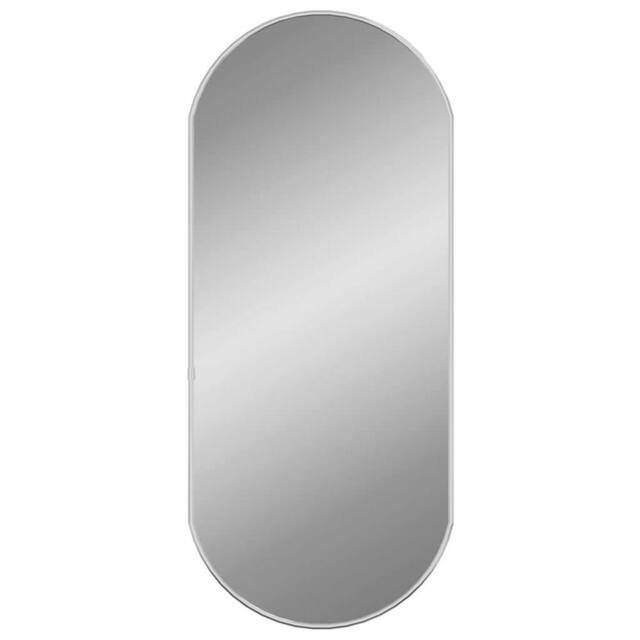 Berkfield Home Wall Mirror Silver 70x30 cm Oval - image 1