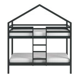 Flair Nest House Bunk Bed in Grey - Size: EU Single - thumbnail 4