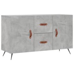 Berkfield Home Sideboard Concrete Grey 100x36x60 cm Engineered Wood - Size: 100 x 36 x 60 cm