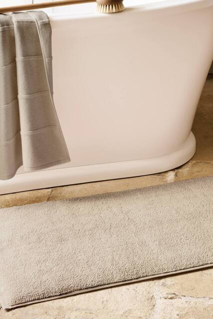 CHRISTY 'Highgate' Turkish Cotton Luxurious Bath Rugs in Beige - image 1