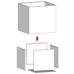 Berkfield Home Planter White 49x47x46 cm Steel - Size: 49 x 47 x 46 cm - thumbnail 8