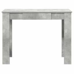 Berkfield Home Decorative Desk Concrete Grey 100x45x75 cm Engineered Wood - Size: 100 x 45 x 75 cm - thumbnail 4