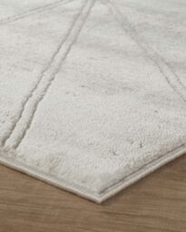 Desire Rugs Novu Modern Abstract Geometric Living Room Area Rug Metallic- Mirage Beige - Size: 200 cm x 290 cm - thumbnail 5