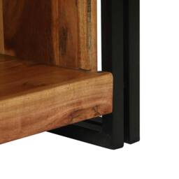 Berkfield Home Stunning Coffee Table 90x50x38 cm Solid Wood Acacia in Brown - Size: 90 x 50 x 38 cm - thumbnail 8