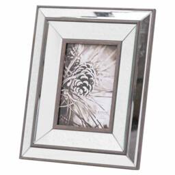 Lemon Pavilion Furniture and Decor Tristan Mirror 5X7 Frame - Glass/Wood - L2 x W26 x H31 cm - Brown