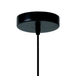 Lucide 'MESH' Dimmable Adjustable Height Indoor Vintage Pendant Light 1xE27 in Black - thumbnail 4