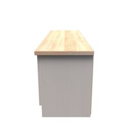 Ready Assembled 2 U Norton 2 Door 2 Drawer Superwide TV Unit (Ready Assembled) in Taupe - Size: Large - thumbnail 2