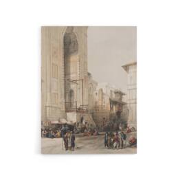 "Artery8 Mosque of Sultan Hassan Grand Entrance Roberts Canvas Wall Art in Beige - Size: W18"" x H24""" - thumbnail 1