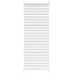 Berkfield Home Plisse Blind 40x150cm White Pleated Blind - Size: 40x150 cm - thumbnail 2