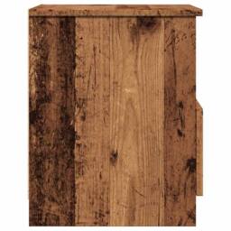 Berkfield Home Classic Bedside Cabinet Old Wood 40x40x50 cm Engineered Wood in Brown - Size: 40 x 40 x 50 cm - thumbnail 6