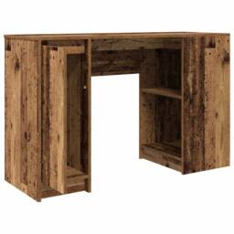 Berkfield Home Durable Desk Old Wood 120x42x76 cm Engineered Wood in Brown - Size: 120 x 42 x 76 cm - thumbnail 5