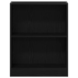 Berkfield Home Book Cabinet Black 60x24x76 cm Engineered Wood - Size: 60 x 24 x 76 cm - thumbnail 5