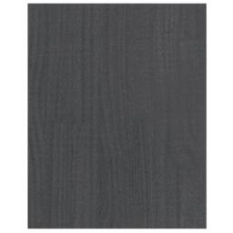 Berkfield Home TV Cabinet Grey 70x33x42 cm Solid Pinewood - Size: 70 x 33 x 42 cm - thumbnail 6
